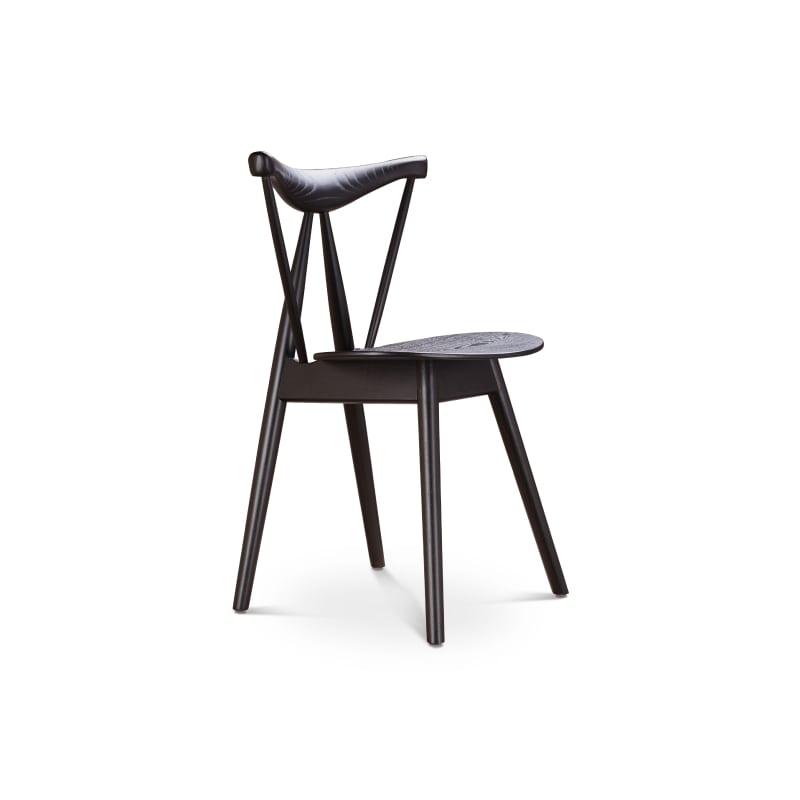 Dining chair with backrest